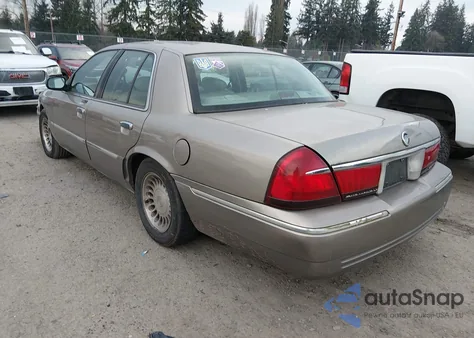 2001 Mercury Grand Marquis Ls из США, поврежденный, VIN 2MEFM75WX1X614009